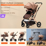 Baby stroller carrying basket, multifunctional, easy to sit and lie down
