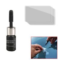 Car Window Glass Crack Chip Resin Auto Car Windscreen Windshield Repair Tool Kit W/Cure Strips