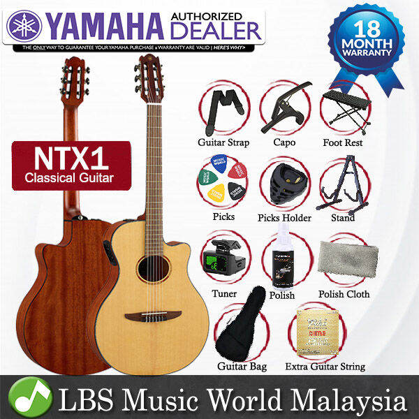 Yamaha NTX1 Nylon String Acoustic Electric Classical Guitar with