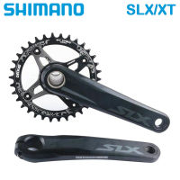 Shimano SLX M7100 XT M8100ข้อเหวี่ยง170Mm 175Mm Crankarms Deckas 104bcd จานโซ่พร้อมอะแดปเตอร์แปลงลายแมงมุมสำหรับ Shimano 12S