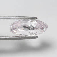 3.95 ct คุนไซต์ (Kunzite light pink) สีชมพูอ่อน ทรงมาคีตัดมุม