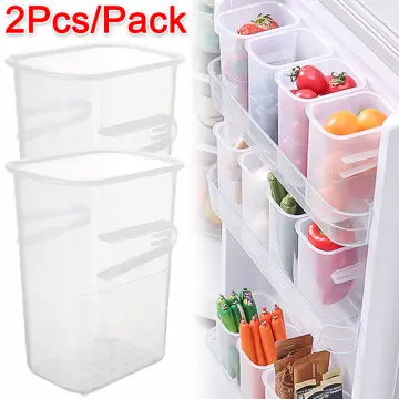 2pcs Refrigerator Side Door Special Storage Box Organization