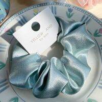 【SALE】 glisutgechil1974 Headwear ผ้าซาตินหรูหราสำหรับผู้หญิง,ผ้าไหมที่คาดผมยางยืดสไตล์เกาหลีสำหรับผู้หญิงแฟชั่นวินเทจผ้ายืดได้กระเป๋านักเรียนสำหรับเด็กผู้หญิง