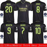 JS 22/23 Real Madrid Jersey Third Away Football Tshirt Modric Hazard Kroos Benzema ViniJR Rodrygo Player Edition SJ