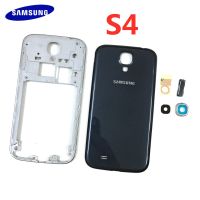 【✴COD✴】 diyi45718 ฝาครอบกรอบกลางปลอกหุ้ม I747 I9505 I337สำหรับ Samsung Galaxy S4 I9500ฝาหลังกล้องปุ่ม Lenshome