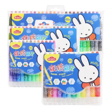 Korean Stationary Miffy Bunny Colored Gel Kawaii Cute Pens, Scented Adult  Coloring Books, Bible Journaling, DONG-A Miffy Bunny 10 Gel Pens 