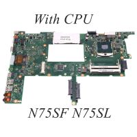 60-NCUMB1100 N75SF REV 2.2 MAIN BOARD For ASUS N75SF N75SL Laptop Motherboard HM65 DDR3 Free CPU