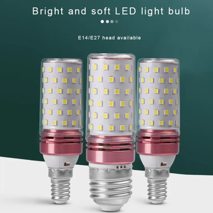 led light bulb E14 E27 screw port twocolor changing light bulb energy