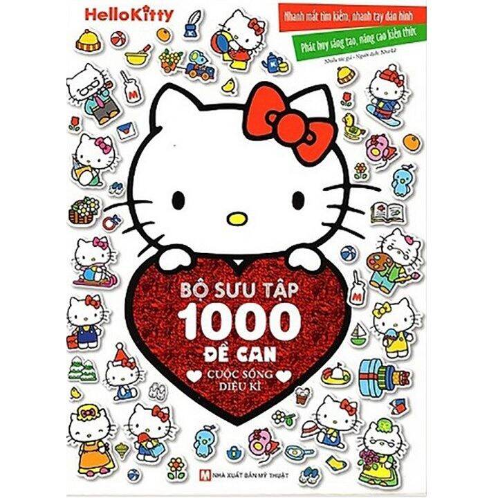 Sách Hello Kitty - Bộ Sưu Tập 1000 Đề Can - Cuộc Sống Diệu Kì - Newshop |  Lazada.Vn