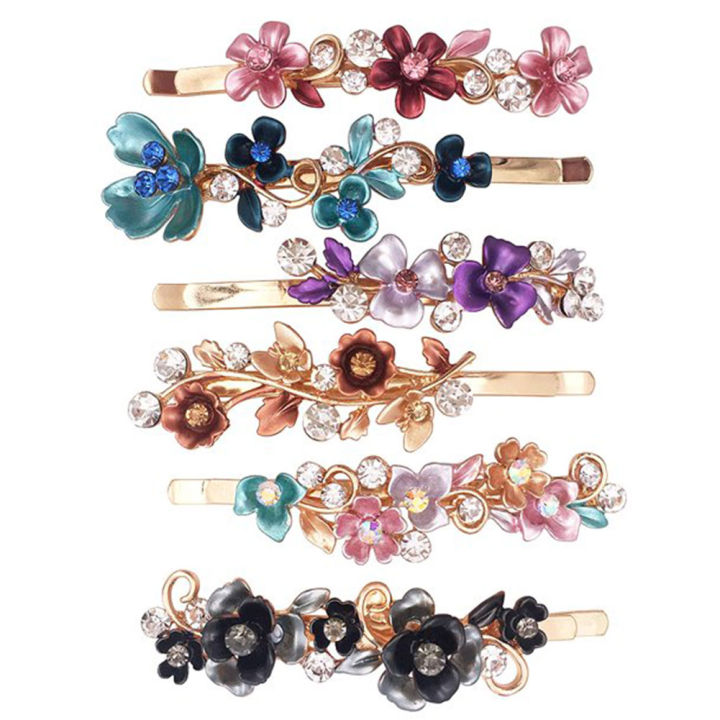 6pcs-elegant-charming-gift-non-slip-multifunctional-daily-bling-flower-for-women-durable-girl-accessoires-fashion-wedding-party-hair-barrette