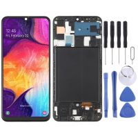 【Star Sky Studio】 OLED LCD Screen for Samsung Galaxy A50 SM-A505 Digitizer Full Assembly with Frame (Black) （In-stock products）