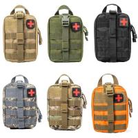 Military EDC Kit Tactical First Aid Bag Survival Emergency Hunting Kit for Camping Medical Kit Pouch Outdoor Survival Pouch