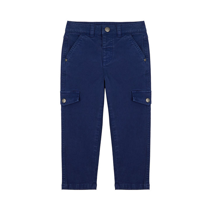 กางเกงขายาว-mothercare-navy-slim-cargo-trousers-yb472