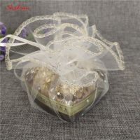 26/35cm Round Organza Bags with Dot pattern Drawable Wedding Party Decoration Gift Bags Pouches Jewelry Packaging Bags 7z Gift Wrapping  Bags