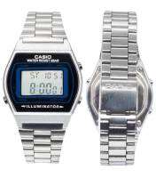 (ถูกที่สุด) casio นาฬิกาข้อมือ รุ่น B640WC-5A กล่อง+คู่มือ คาสิโอ้ สายเหล็ก กันน้ำ100%  สีพิ้งโกล์ว ดำทอง  RC610