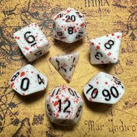 【CW】 Polyhedral TRPG DNDGame set 7Pcs/Set D4 D6 D10 D12 D20 Sides for Board Game