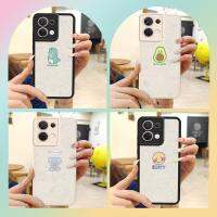 Phone lens protection Cartoon Phone Case For OPPO Reno8 5G Back Cover leather funny Waterproof Silica gel simple youth