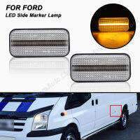 สำหรับ Ford Transit Mk6 2000-2006 Mk7 2006-2013 Clear &amp; e เลนส์ Led Lado Marcador Luzes Lâmpadas Erro Livre Plug &amp; Play À Prova Dwaterproof Água