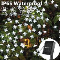 10M/7M Solar String Christmas Lights Outdoor 100/50/20LED 8Mode Waterproof Flower Garden Blossom Lighting Party Home Decoration Outdoor Lighting