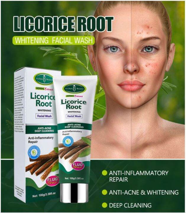 Aichun Beauty Licorice Root Face Wash 100g Lazada PH
