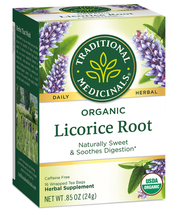 Traditional Medicinals, Organic Licorice Root, Caffeine Free, 16