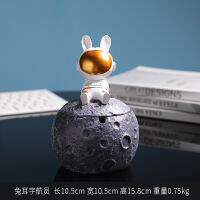 Lovely Moon นักบินอวกาศรุ่น Creative Ashtray ห้องนั่งเล่นห้องนอน Porch Cafe Bar Desktop Crafts