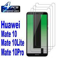 2/4ชิ้นกระจกนิรภัยสำหรับ Mate Huawei ตัวป้องกันแบบมือโปร Lite Screen 10