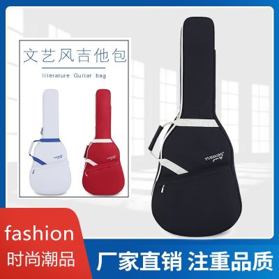 Genuine High-end Original Thickened folk art guitar bag 40 inches 41 inches 2023 summer high-looking backpack for male and female students