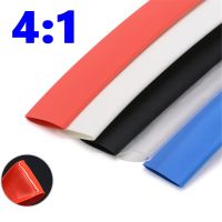 1M 4 6 8 12mm 16mm 20mm 24mm 52 mm Heat Shrink Tube with Glue Adhesive Lined 4:1 Dual Wall Tubing Sleeve Wrap Wire Cable kit Electrical Circuitry Part