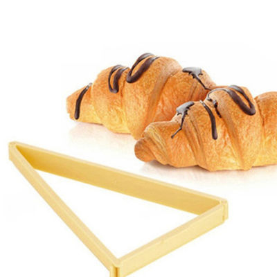 yizhuoliang DIY สามเหลี่ยมเค้กแม่พิมพ์คุกกี้ Croissant Maker บิสกิตแม่พิมพ์ตัดเครื่องมืออบ