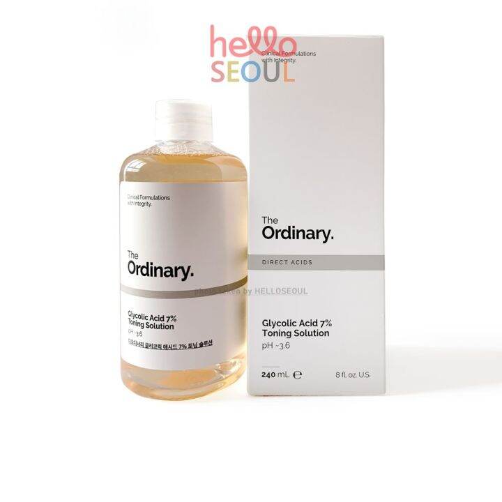 The Ordinary Glycolic Acid 7 Toning Solution 240ml Lazada Ph 1565