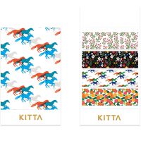 KITTA Basic Pattern (KIT061) / Washi tape แบบแผ่นพร้อมใช้งาน ลายแพทเทิร์น แบรนด์ KITTA จากประเทศญี่ปุ่น