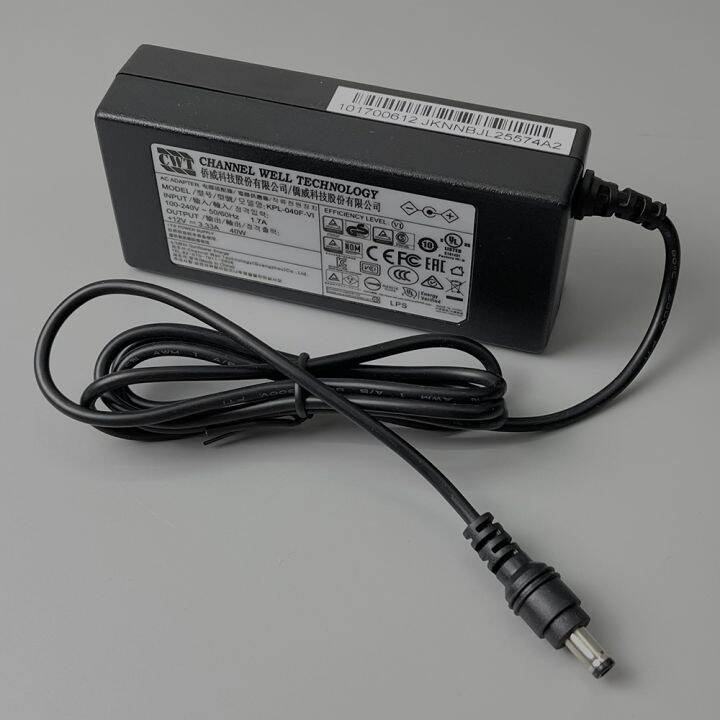 2style-cwt-12v-3-33a-power-adapter-kpl-040f-vi-hikvision-video-recorder-power-cord