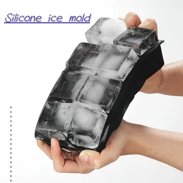 15/8/6/4 Grid Big Ice Tray Mold Giant Jumbo Large Food Grade Silicone Ice  Cube Square Tray Mold DIY Ice Maker Ice Cube Tray - AliExpress