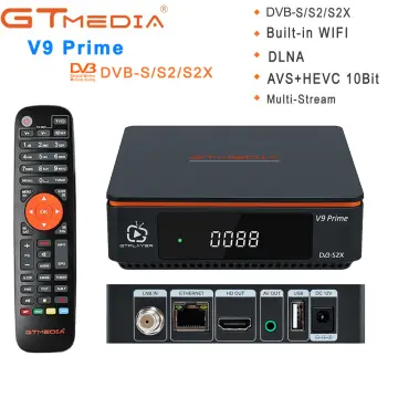 Gtmedia V8X H. 265 DVB S2/S2X Satellite TV Receiver with LAN Port Support -  China Set Top Box, DVB