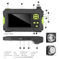 HD Borescope with LED Light 8Mm Lens Pipeline Camera Visual Inspection Camera Video Endoscope Hard Cable