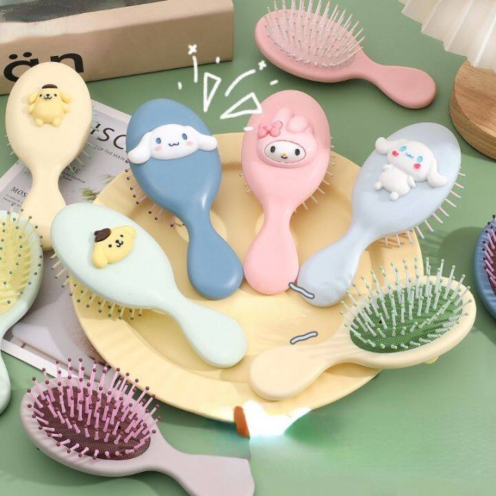 Sanrio Cute Cartoon Air Cushion Comb Hello Kitty Kuromi Cinnamoroll ...