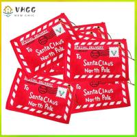 VHGG 1PC Drop Ornaments Card Bag Xmas Decor Christmas Tree Accessories Candy Bags Envelope Pendant