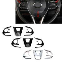 3Pcs For 2020 Toyota Corolla Stee Wheel Frame Cover Trim Decoration Car Styling Essories Sticker