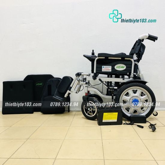 Xe lăn điện ht-03 đài loan dành cho người già, người khuyết tật - ảnh sản phẩm 7