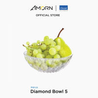 AMORN  - (Ocean) P00123 Diamond Bowl  -  ชามไดมอนด์ ชามดินเนอร์เเวร์ ชามโอเชี่ยนกลาส 5 นิ้ว