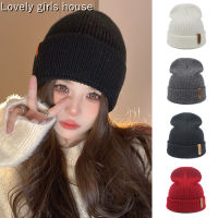 【♡Lovely girls house♡】2023แฟชั่นใหม่ผู้หญิงผู้ชายหมวกอบอุ่นที่ถักฤดูหนาวหมวกบีนนี่หมวกฤดูหนาว Unisex แฟชั่น