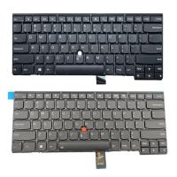 แป้นพิมพ์คอมพิวเตอร์โน้ตบุ๊กสำหรับ Thinkpad T440 L440 T450 L450 L460แป้นพิมพ์แล็ปท็อป