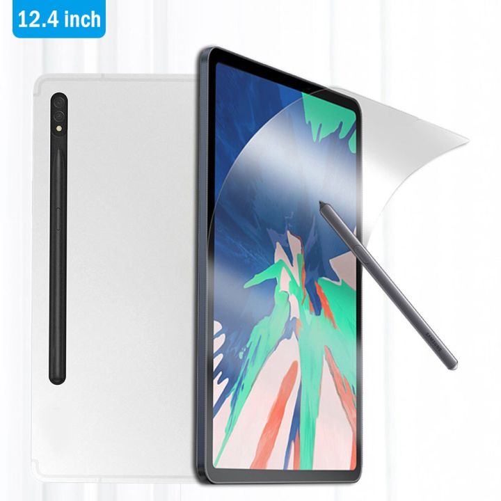 paperfeel-writing-painting-film-for-samsung-galaxy-tab-s8plus-s8ultra-s7-s7fe-s6-lite-a-10-5-a7-a8-matte-film-screen-protector-screen-protectors