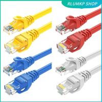 ร้าน GYHTEP สายเคเบิลตะกั่วแบบกลมใช้สายแพทช์สายเชื่อมเครือข่ายความเร็วสูง CAT5e RJ45สายเคเบิลอีเทอร์เน็ต