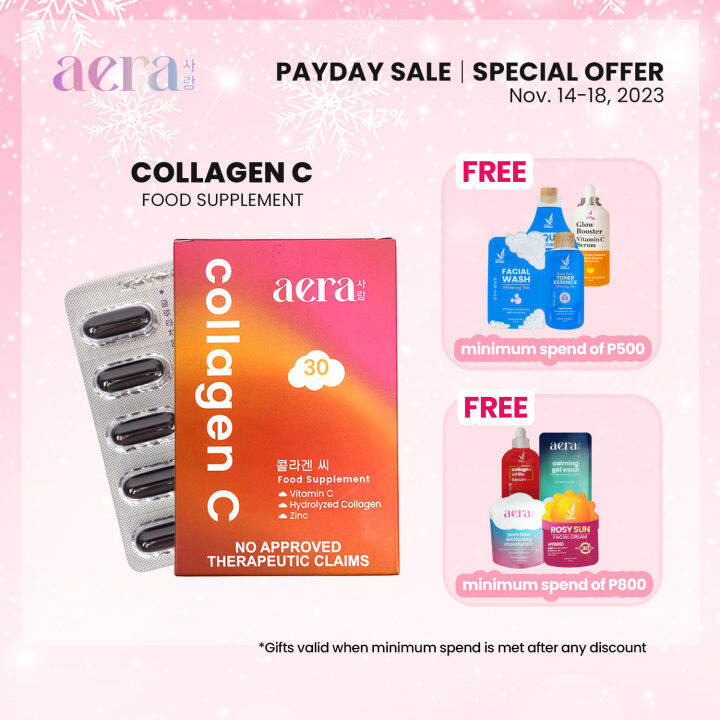 Aera Collagen C 30 Softgel Capsules Lazada PH