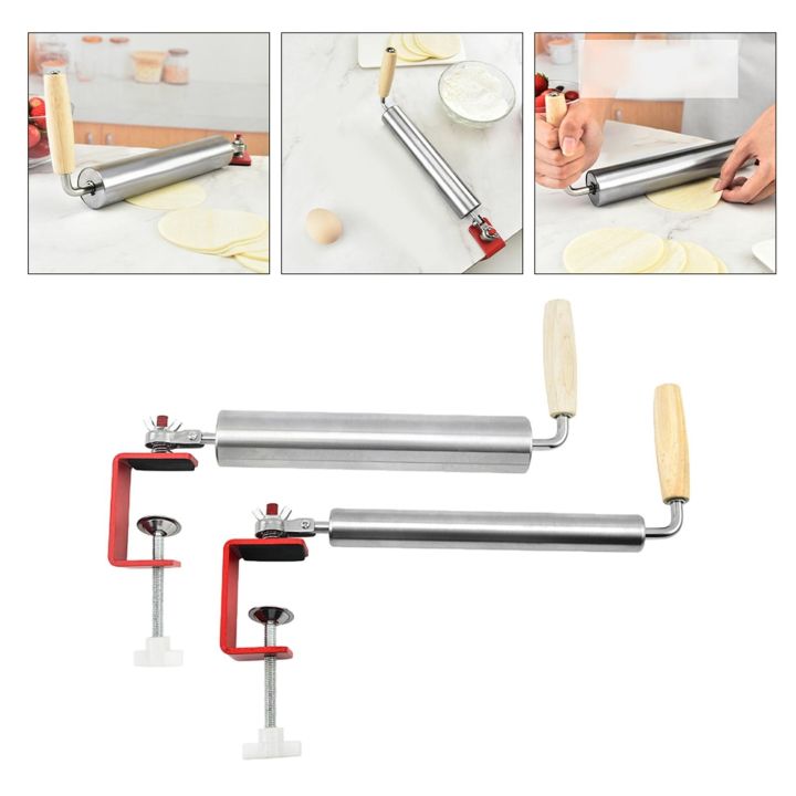 stainless-steel-rolling-pin-with-wooden-handle-fixed-bracket-for-cookies-pastry-making-tool