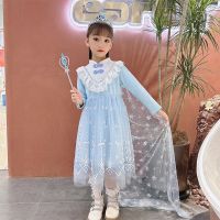 [COD] dress 2022 new autumn and winter childrens Frozen birthday little girl