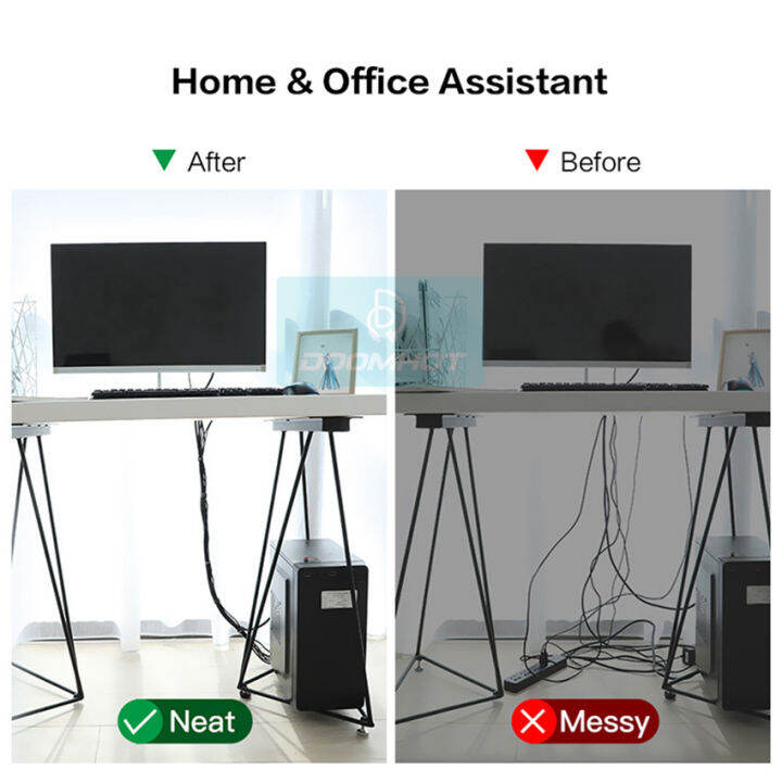 doomhot-ที่เก็บสายหูฟังสายเมาส์-organizer-คลิปสายชาร์จ-usb-การจัดการสายเคเบิล-self-เบ็ดแบบยึดติด-amp-loop-fastener-เวลโครเทปสำหรับ-iphone-micro-usb-ประเภท-c-magic-tape-ผูกสายรัด