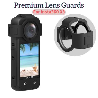 Insta360 X3 Premium Lens Guards Cover Protector Upgraded Optical Glass Non-original Accessory